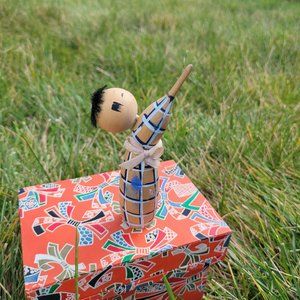 Traditional Japanese kokeshi doll, kokeshi doll